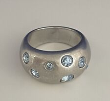 Anello vintage in argento Yves Saint Laurent, timbro YSL