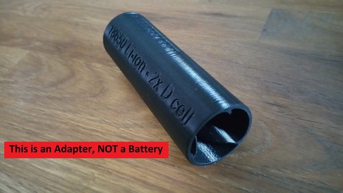 18650 adattatore per torcia - per,