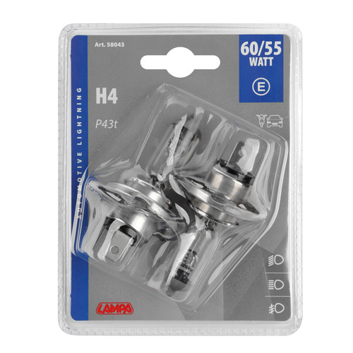 Coppia lampadine 55w - 60/55w, 12v