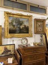 Dipinto Olio Su Tela Firmato