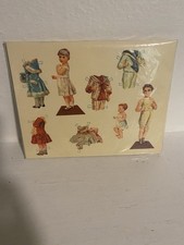 Set di 12 cartoline bambole di