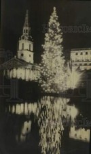 1972 Stampa Foto Albero di Natale in Trafalgar Square a Londra da Oslo, Norvegia