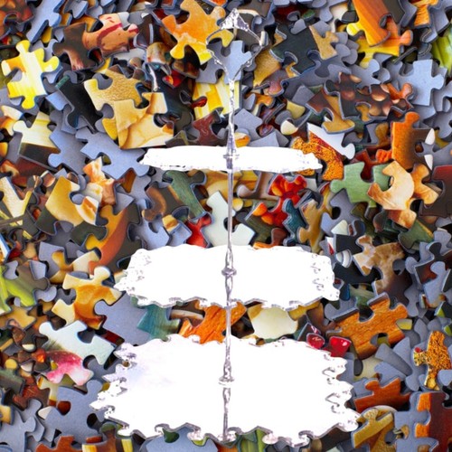 Tre livelli puzzle forma - a,
