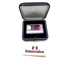 Lingottino 500 euro "Banconote EURO" in argento 999 intercoins