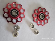 Pulegge rotelline per cambio Shimano / Sram / Campagnolo su cuscinetti 10 denti