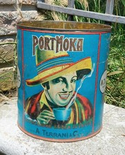 PORTMOKA CAFFE’ A TERRANI MILANO RARA SCATOLA BARATTOLO  PORT MOKA MM 245 X 218