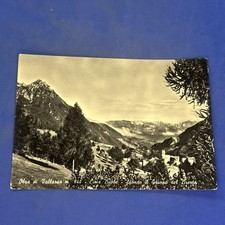 OBRA DI VALLARSA CIMA BUOLE SFONDO IL GRUPPO DEL BRENTA Bianco e nero Cartolina