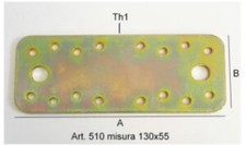 Piastre staffe piane per travi