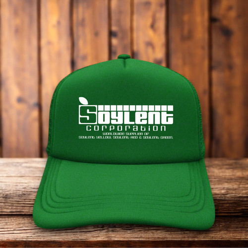 Cappello camionista uomo verde