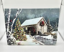 LED Lighted Snowy Winter