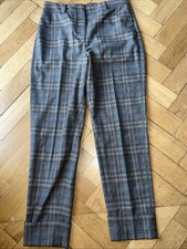 pantaloni di lana a quadri