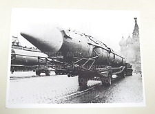 FOTO FOTOGRAFIA VINTAGE  GUERRA FREDDA RUSSIA URSS 24X18 MISSILE NUCLEARE SPAZIO