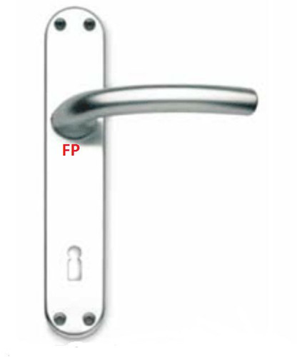 Coppia maniglie placca - placca, per