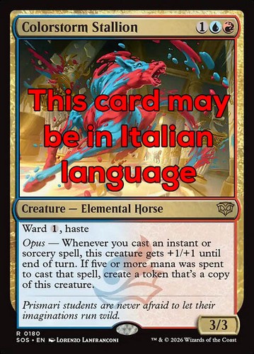 Mtg colorstorm stallion - colorstorm,
