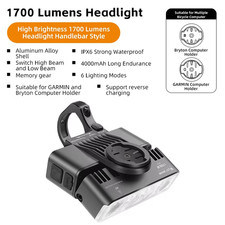 Bike Lights 1700LM IPX6
