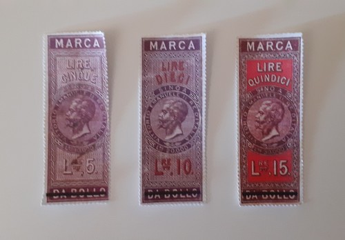 Lire marche da bollo - 15,
