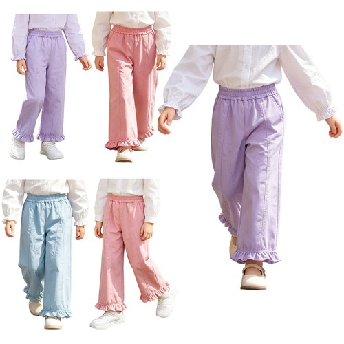 Pantaloni bambina orlo - da,