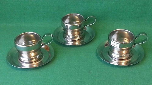 Set vintage tazzine - set, 3