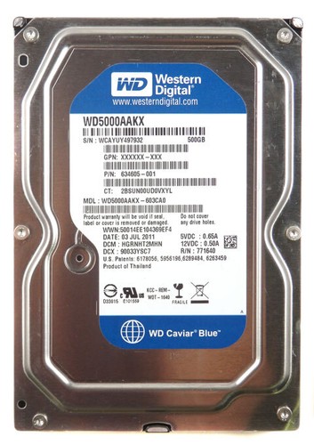Western digital 500 7200 - western,