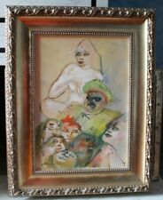 MINO MACCARI Olio su cartoncino riportato su tela cm. 36x51 anni '60