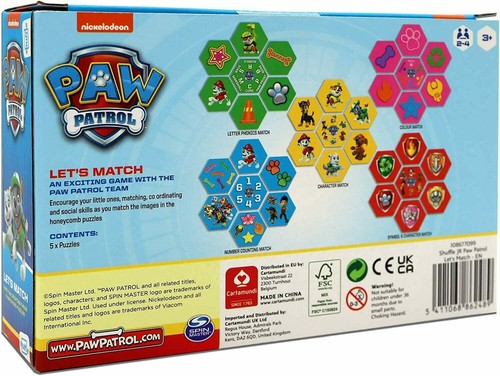 Paw patrol let match gioco - match,