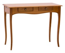 SCRITTOIO SMONTABILE, 101X54X80 H, IN LEGNO COLORE MIELE ARTE POVERA MOD LINDA