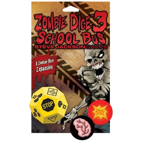 Zombie dice school bus - dice,