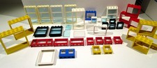 LEGO-40x FINESTRE-VETRI-LOTTO