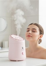 Vaporizzatore sauna facciale pulizia viso al vapore rimozione impurita rosa