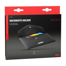 Porta Documenti Per Moto Auto Scomparti Divisi Nero Lampa Accessori Libretto