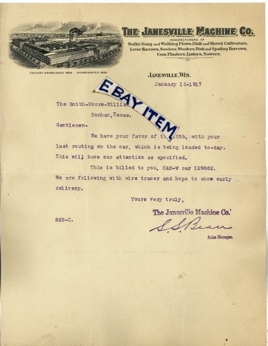 1917 letterhead wisconsin - 1917,