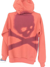 Felpa con zip e teschio Cactus