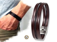 Bracciale in cuoio Marrone –