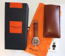 GIORGIO FEDON 1919 OROLOGIO UNISEX NUOVO IN PELLE E CON SCATOLA FUORI PRODUZIONE