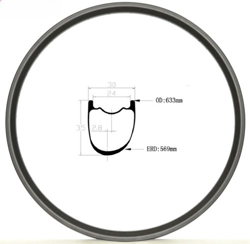 Cerchio carbonio 29er mtb - in,