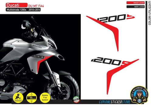 Adesivi ducati multistrada - adesivi,