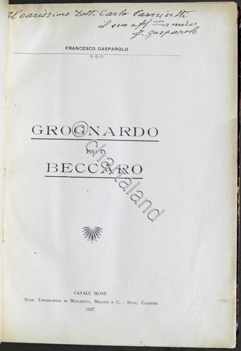 Araldica gasparolo - -, f.