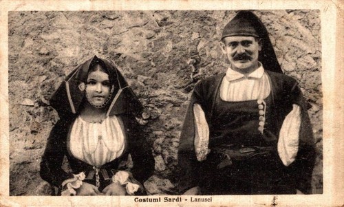 Nuoro costumi sardi lanusei - lanusei, f