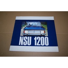 PROSPEKT BROCHURE DEPLAINT NSU 1200 - 8 PAGINE ITALIANO BUONO