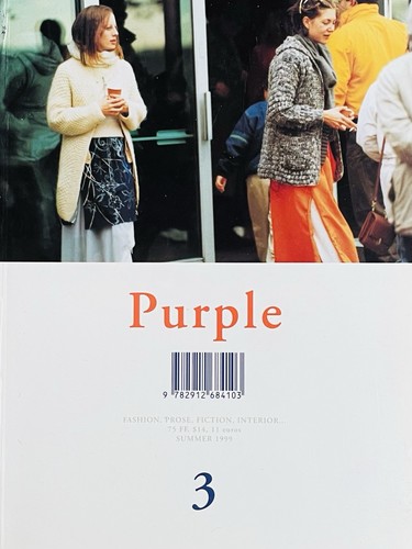 Purple magazine number - purple, 3