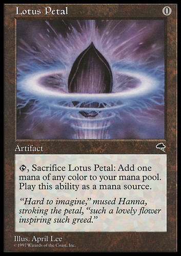 Mtg lotus petal played - lotus,
