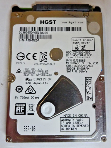 Hgst 500 hts545050a7e680 - hgst,