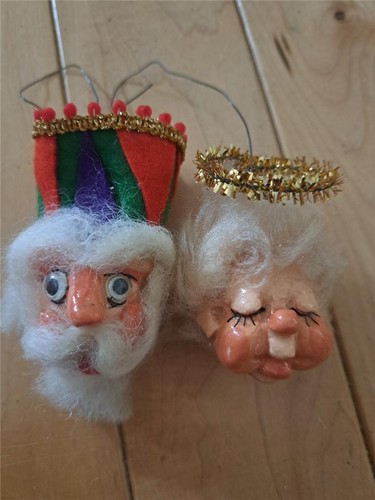 Due carte clay ornamenti - due,