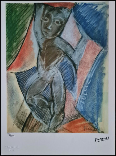 Pablo picasso nudo con 38 - picasso,