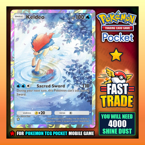 Pokemon tcg pocket keldeo - keldeo,