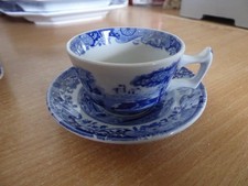 Tazza e piattino Spode Blue