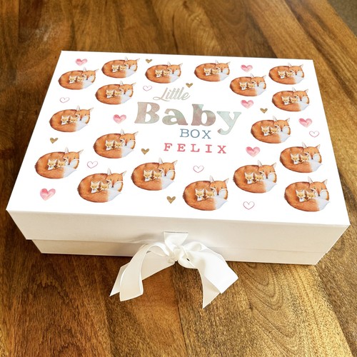 Nuovo baby foxes cesto ricordo - cesto,
