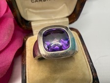 Vintage Silver Amethyst Ring