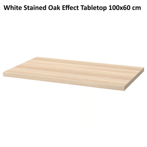 Tavolo effetto rovere bianco