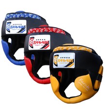 Casco FARABI vera pelle boxe